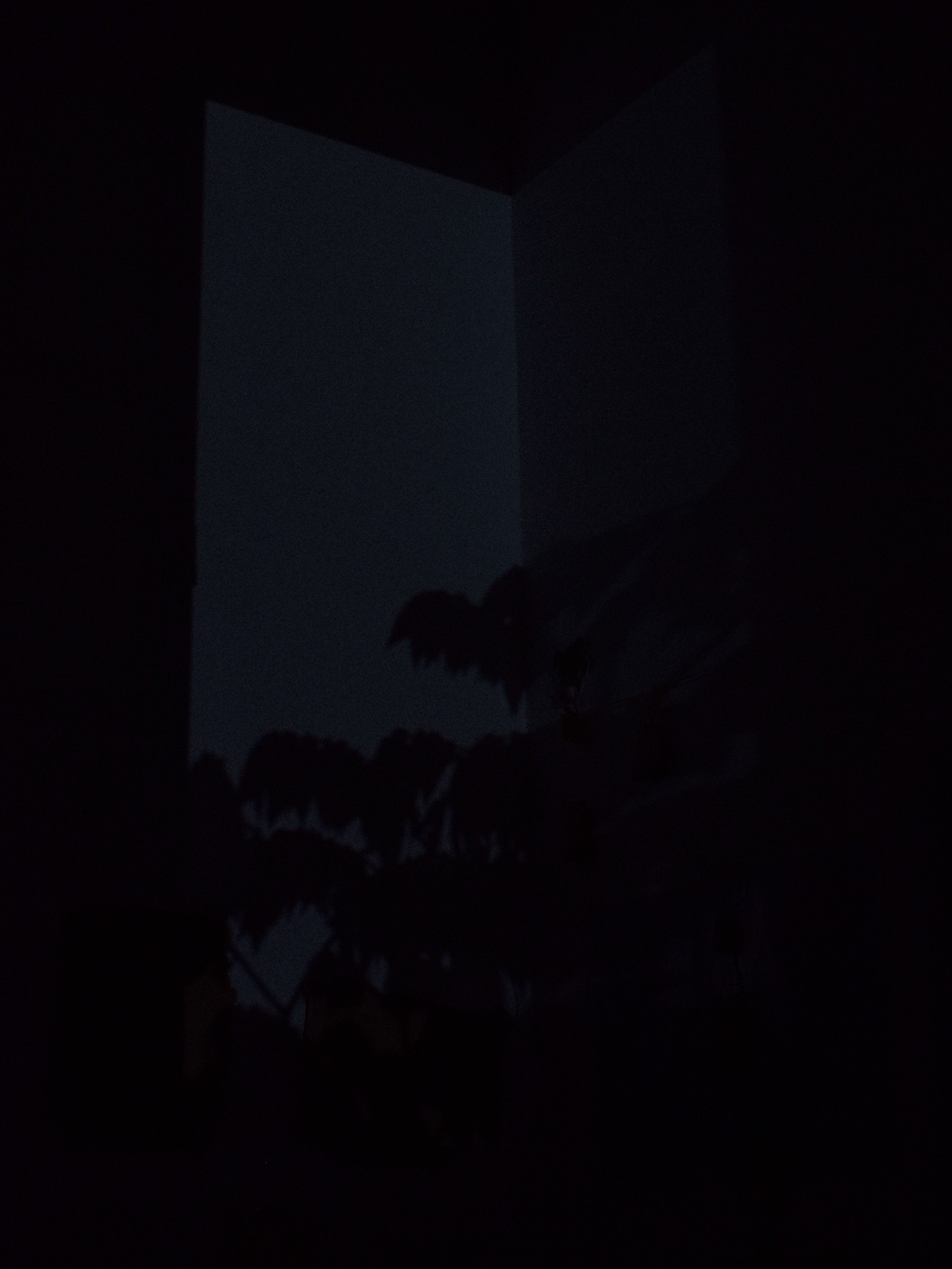 blue shadows in my room